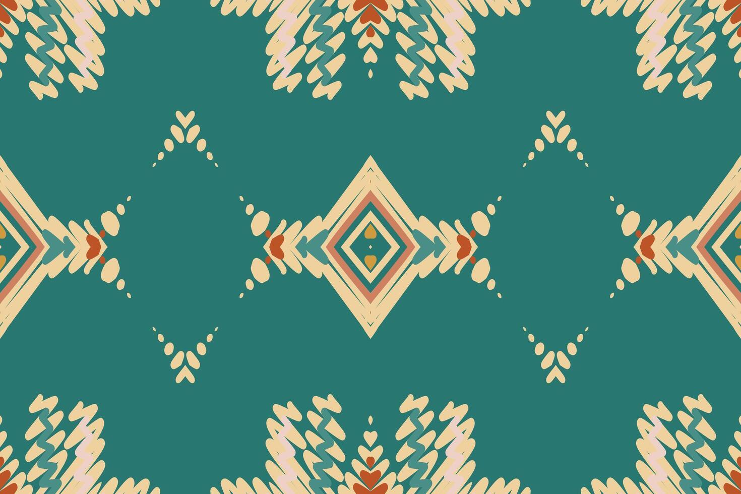 Kurti Pattern Seamless Scandinavian pattern Motif embroidery, Ikat embroidery Design for Print vyshyvanka placemat quilt sarong sarong beach kurtis Indian motifs vector