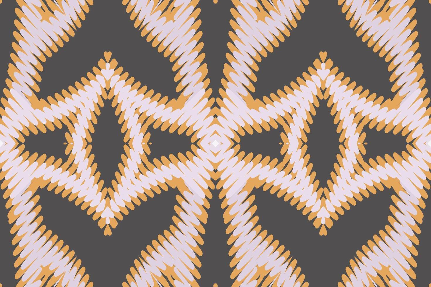 Kurti Pattern Seamless Scandinavian pattern Motif embroidery, Ikat embroidery Design for Print tie dyeing pillowcase sambal puri kurti mughal architecture vector