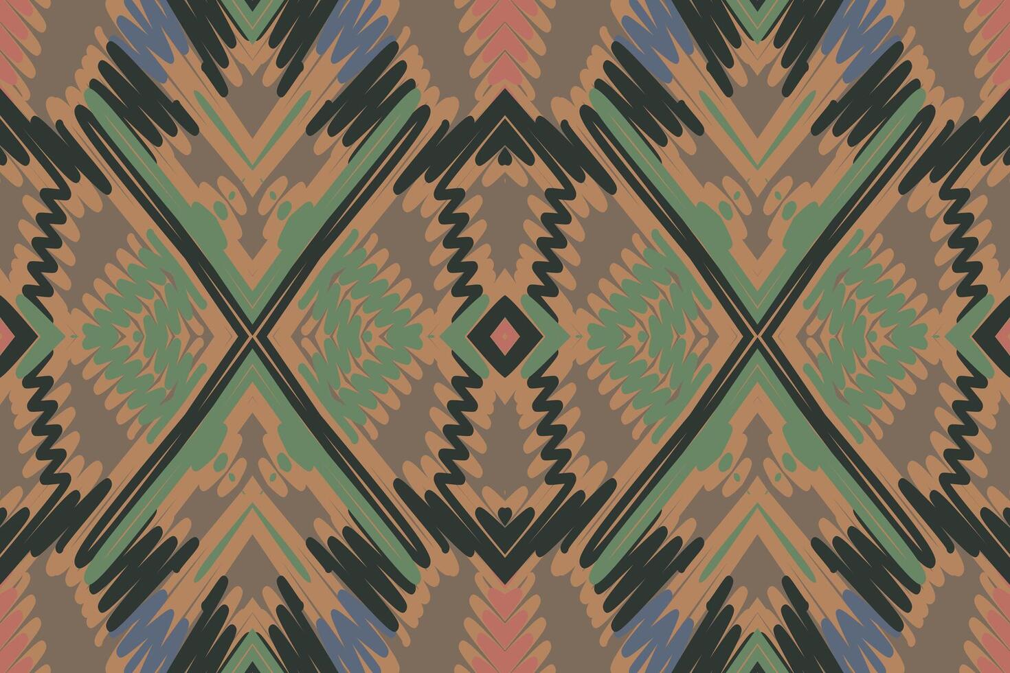 Ghagra Pattern Seamless Scandinavian pattern Motif embroidery, Ikat embroidery Design for Print pattern vintage flower folk navajo patchwork pattern vector