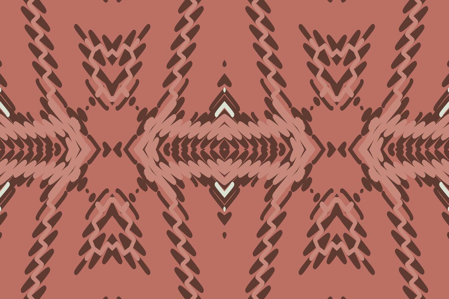 Motif folklore pattern Seamless Native American, Motif embroidery, Ikat embroidery Design for Print endless arabesque cloth dupatta shawl bandana print silk kurta men vector