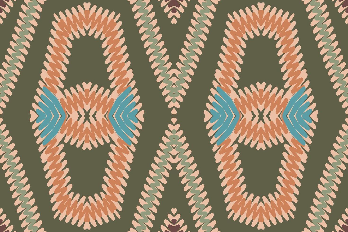 Motif folklore pattern Seamless Scandinavian pattern Motif embroidery, Ikat embroidery Design for Print pattern vintage flower folk navajo patchwork pattern vector