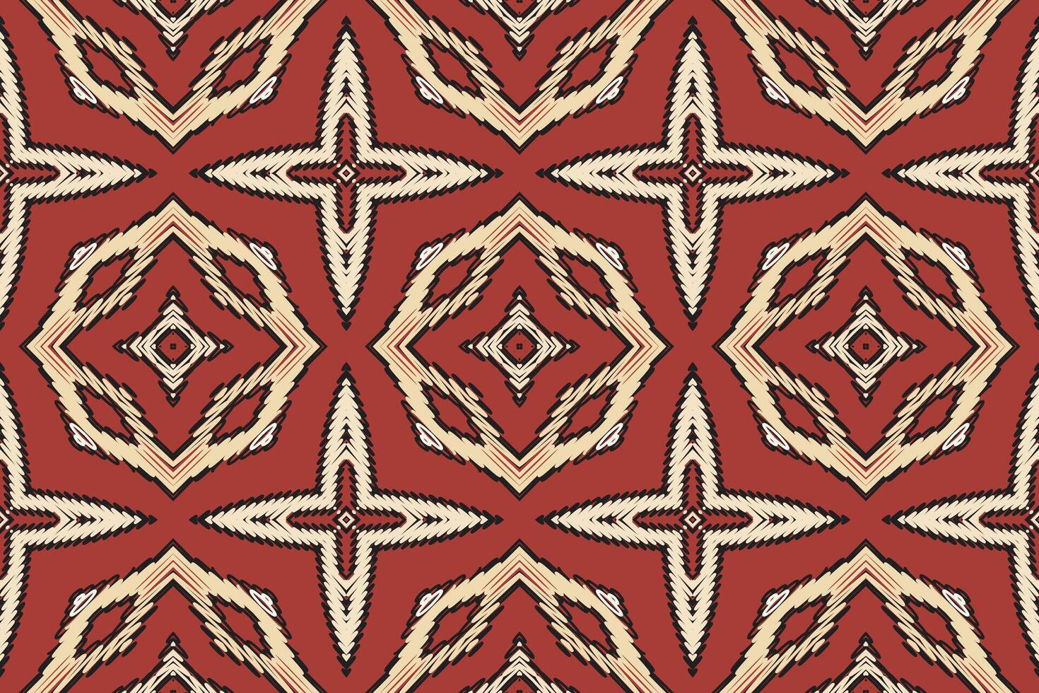 Silk fabric Patola sari Pattern Seamless Mughal architecture Motif embroidery, Ikat embroidery Design for Print indigenous art aboriginal art pattern floral kurti mughal border vector