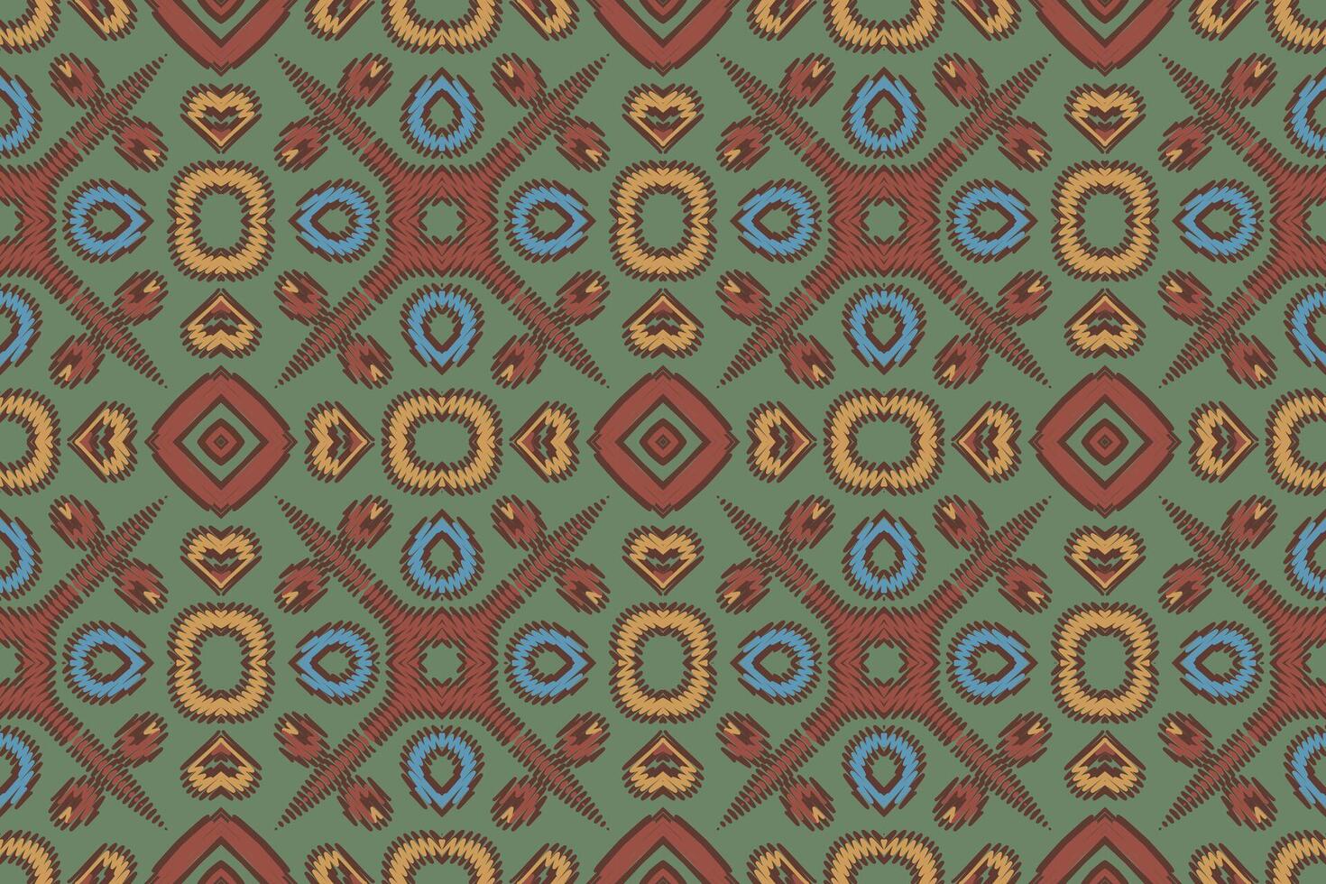Silk fabric Patola sari Pattern Seamless Mughal architecture Motif embroidery, Ikat embroidery Design for Print endless arabesque cloth dupatta shawl bandana print silk kurta men vector