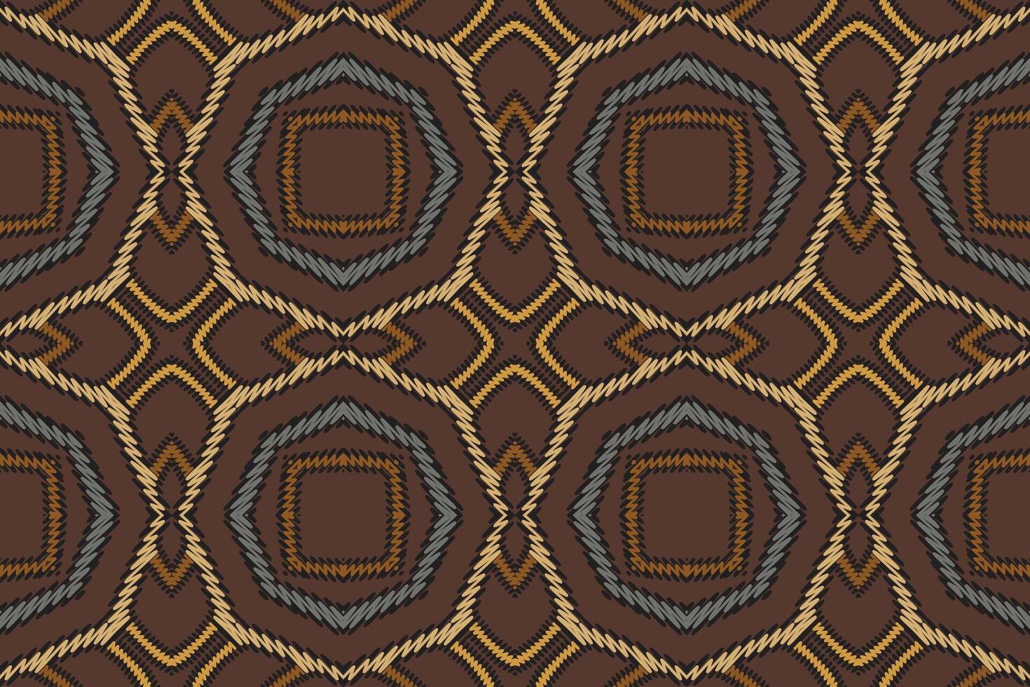 Nordic pattern Seamless Native American, Motif embroidery, Ikat embroidery Design for Print egyptian pattern tibetan mandala bandanna vector
