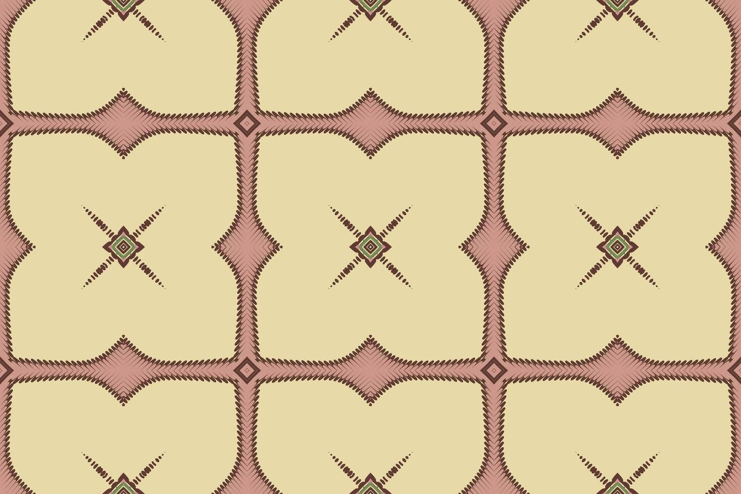 Nordic pattern Seamless Mughal architecture Motif embroidery, Ikat embroidery Design for Print border embroidery ancient egypt vector