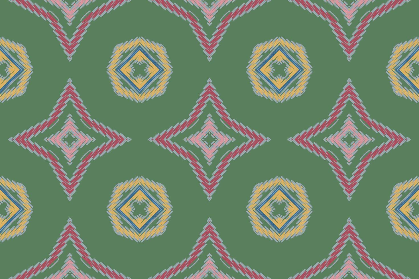 Nordic pattern Seamless Mughal architecture Motif embroidery, Ikat embroidery Design for Print figure tribal ink on cloth patola sari vector