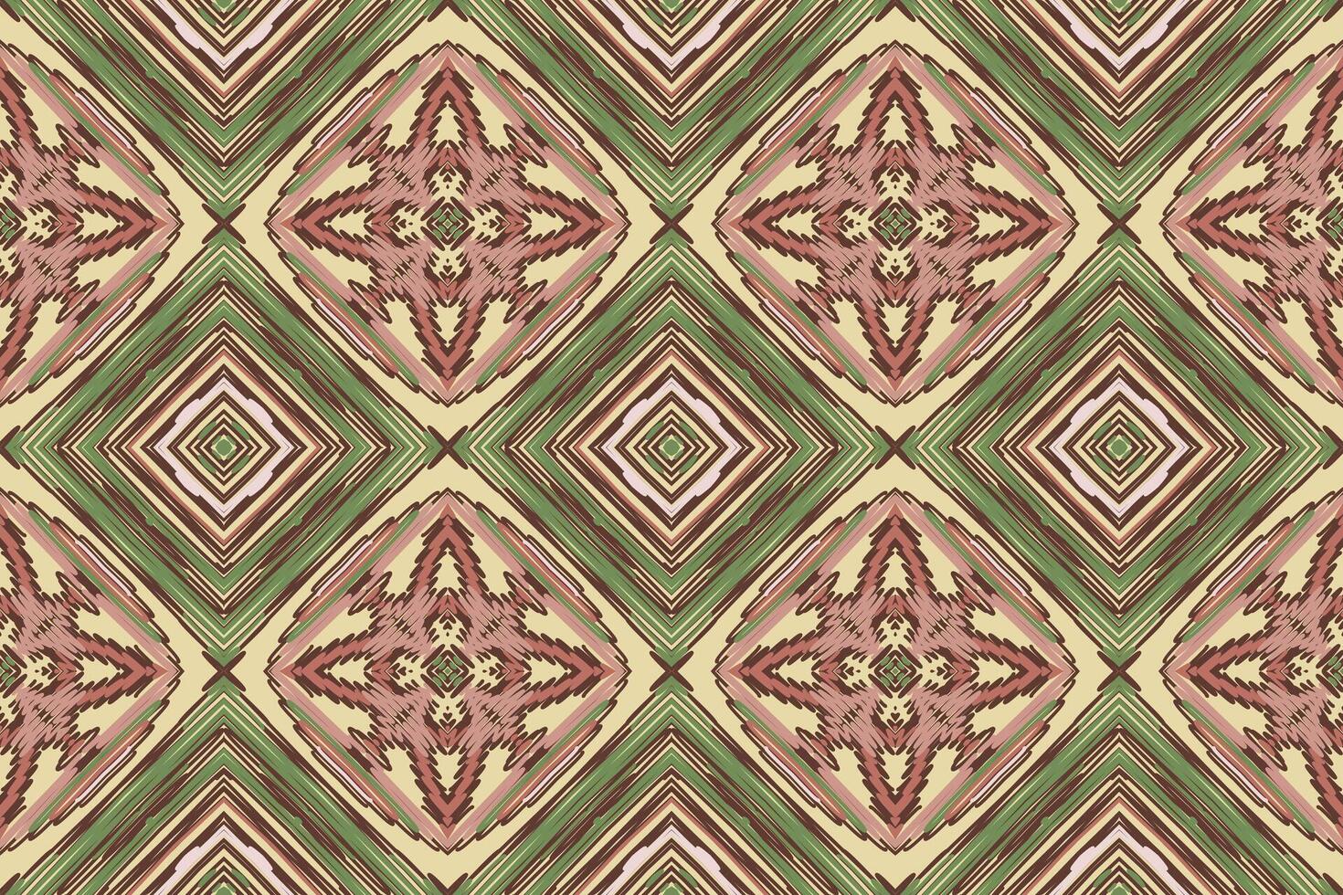 Nordic pattern Seamless Mughal architecture Motif embroidery, Ikat embroidery Design for Print scandinavian pattern saree ethnic nativity gypsy pattern vector