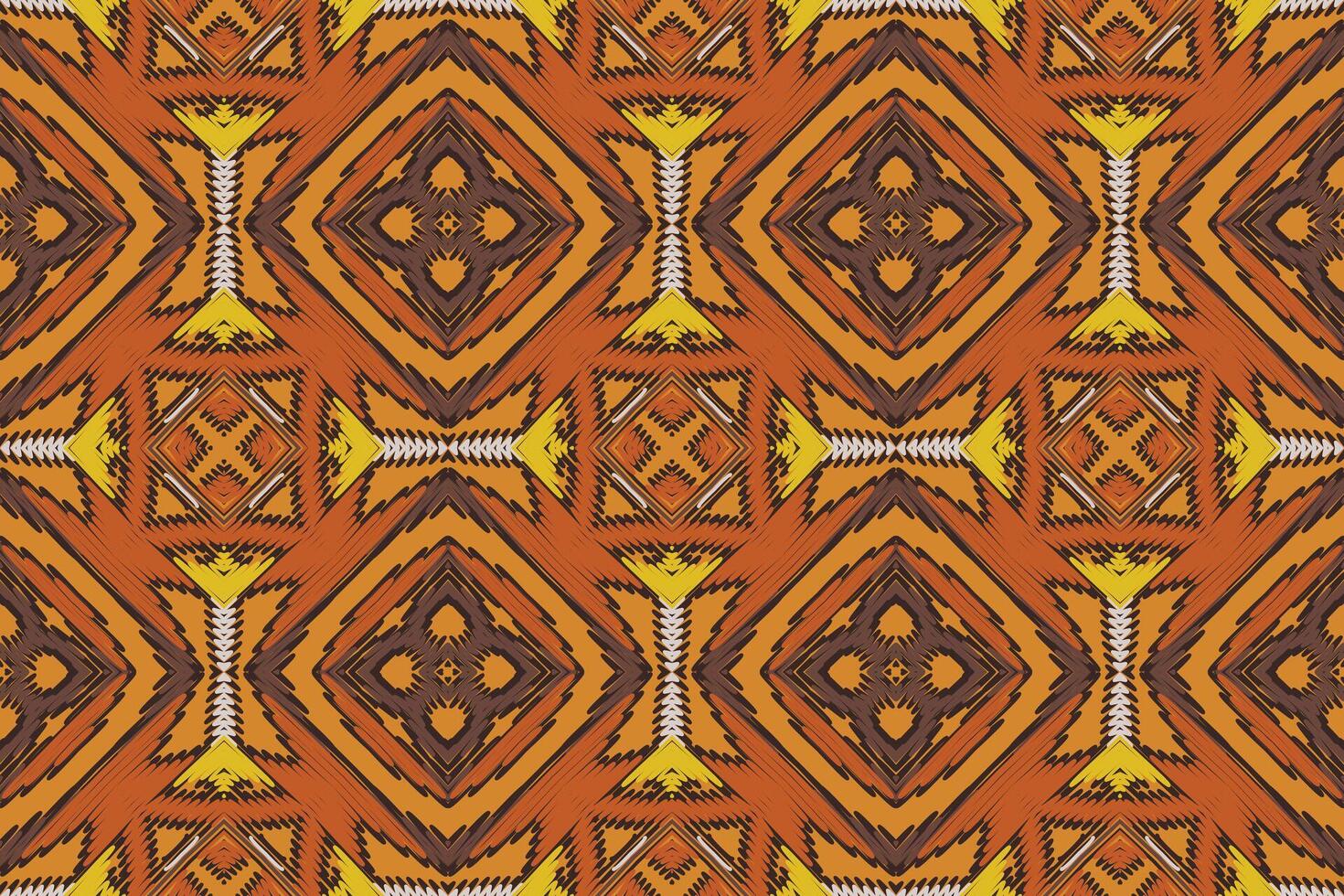 Nordic pattern Seamless Mughal architecture Motif embroidery, Ikat embroidery Design for Print kurta pattern mughal motifs tapestry pattern floral repeat vector