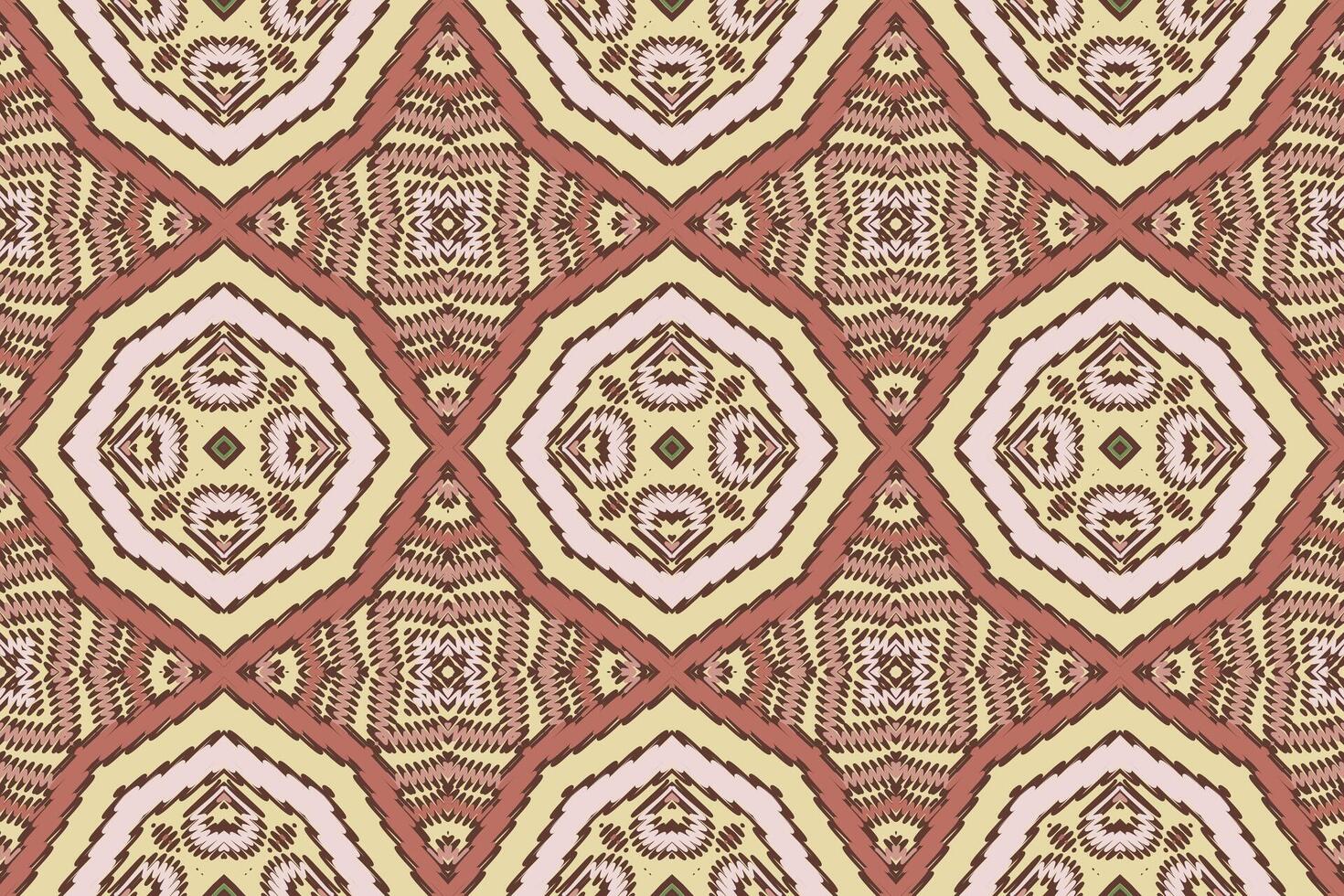 Nordic pattern Seamless Mughal architecture Motif embroidery, Ikat embroidery Design for Print egyptian pattern tibetan mandala bandanna vector