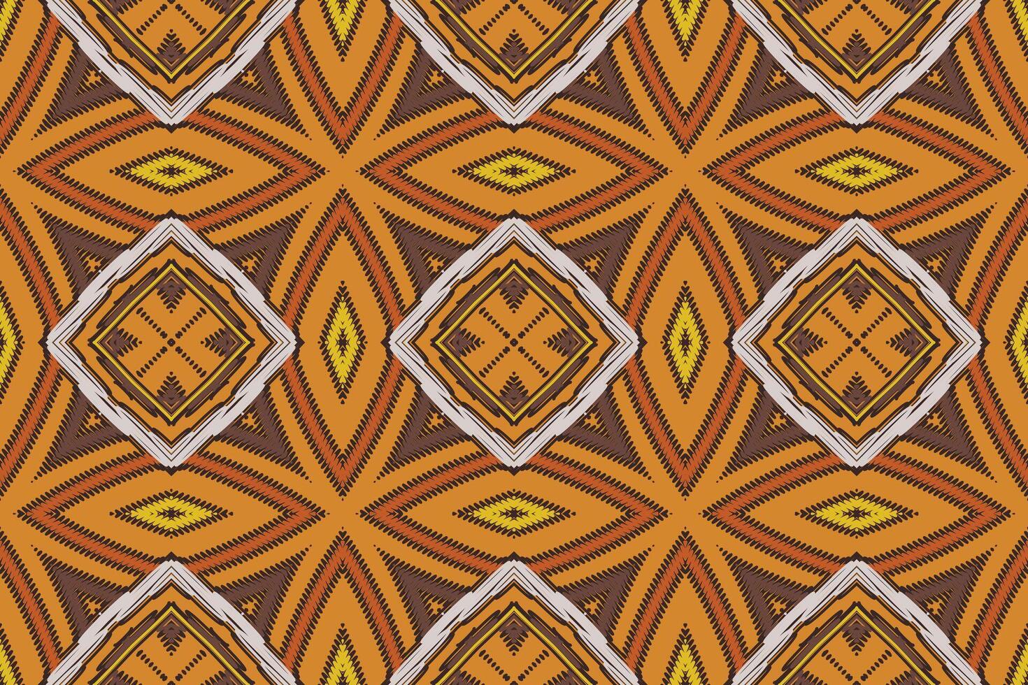 Nordic pattern Seamless Mughal architecture Motif embroidery, Ikat embroidery Design for Print tie dyeing pillowcase sambal puri kurti mughal architecture vector