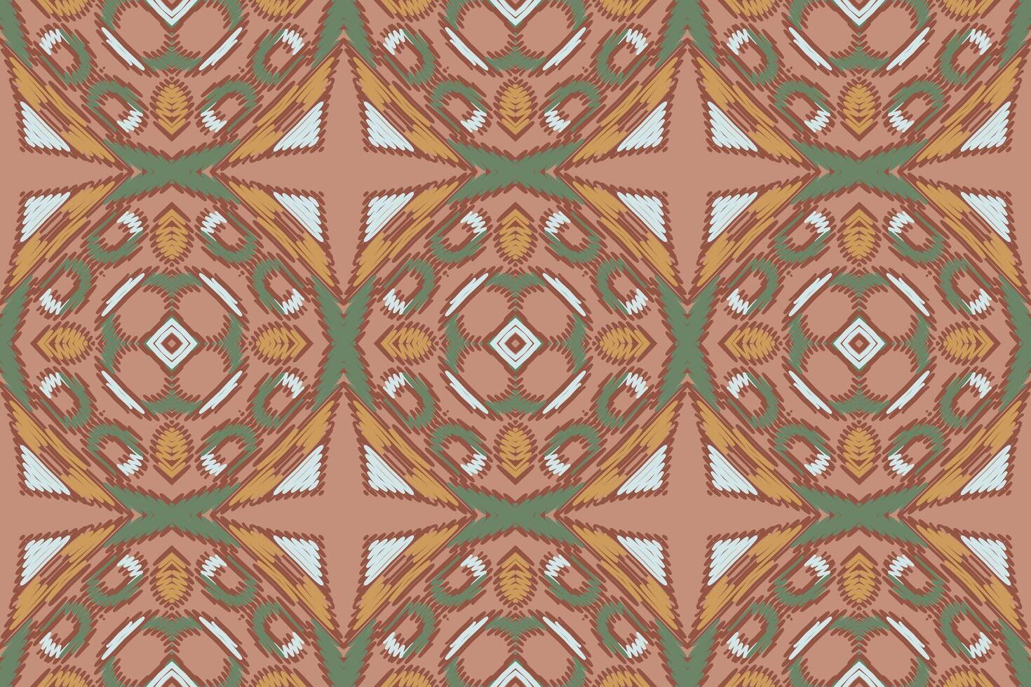 Navajo pattern Seamless Native American, Motif embroidery, Ikat embroidery Design for Print tie dyeing pillowcase sambal puri kurti mughal architecture vector