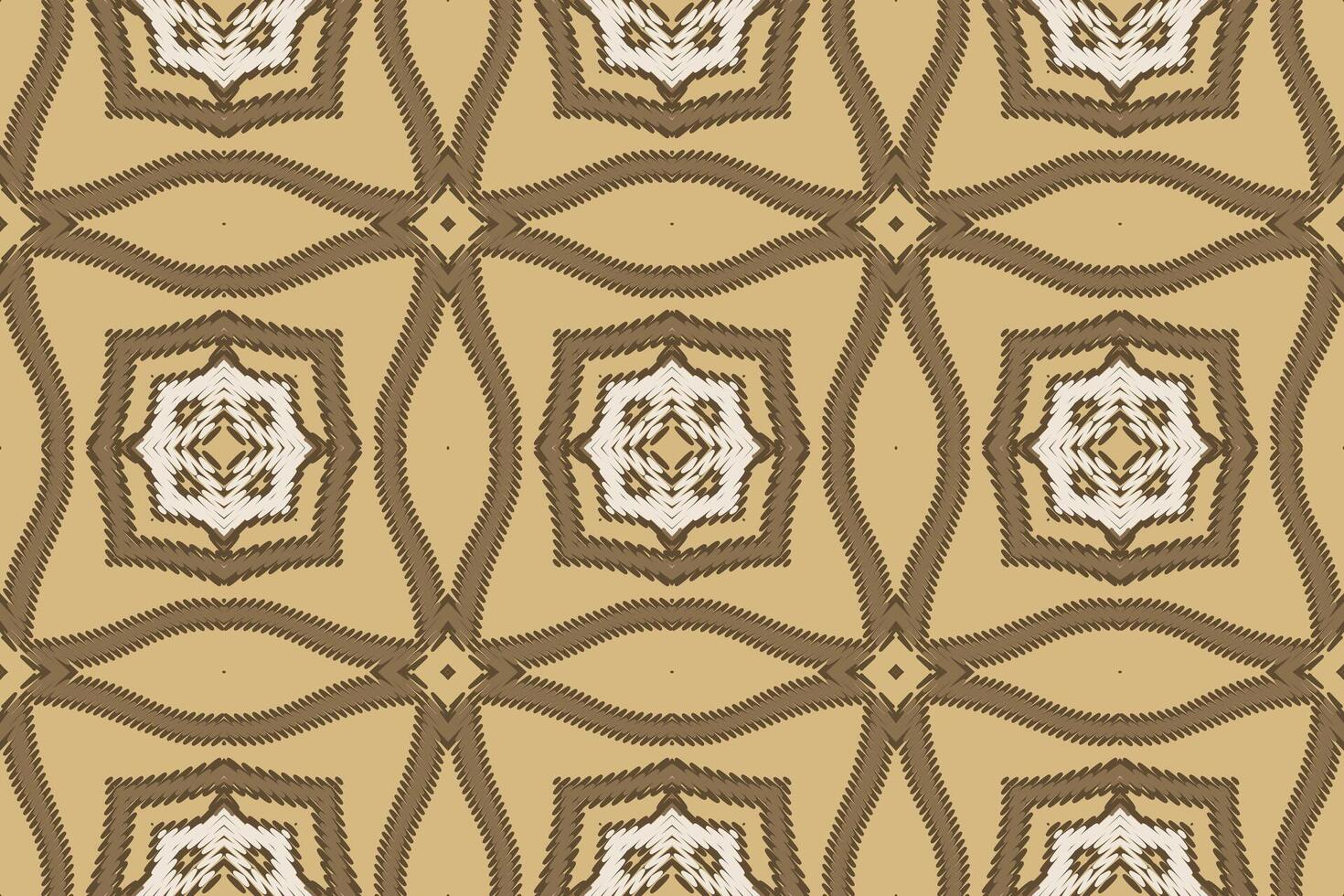 Navajo pattern Seamless Bandana print silk Motif embroidery, Ikat embroidery Design for Print indonesian batik motif embroidery native american kurta mughal design vector