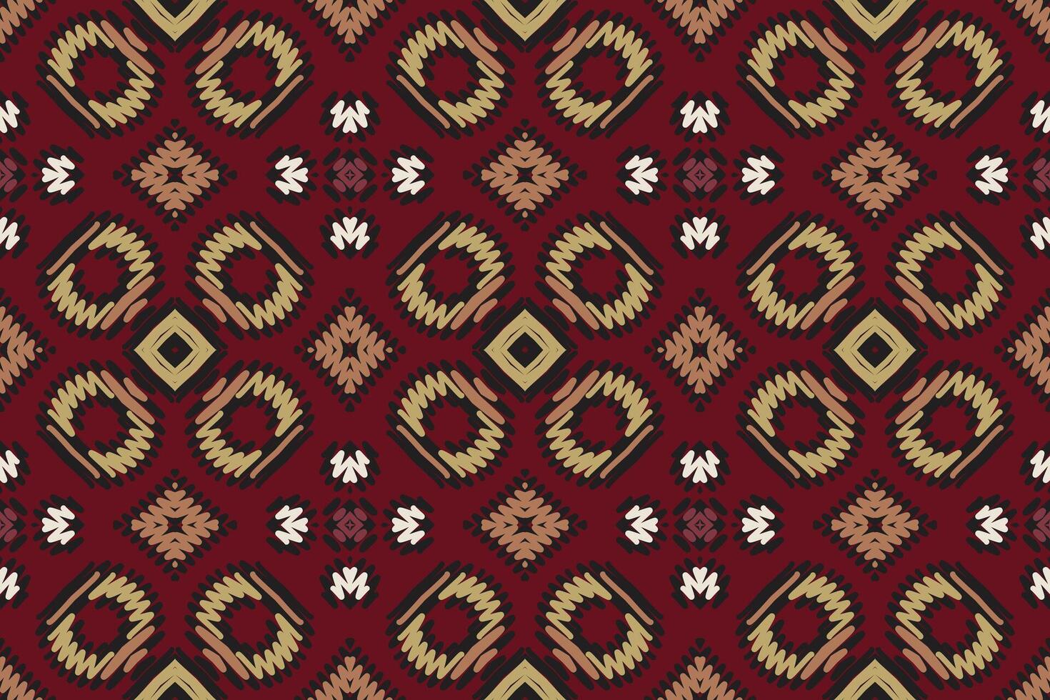 Navajo pattern Seamless Mughal architecture Motif embroidery, Ikat embroidery Design for Print 60s paisley tie dye damascus ornament rugs hipster kurta pajama vector
