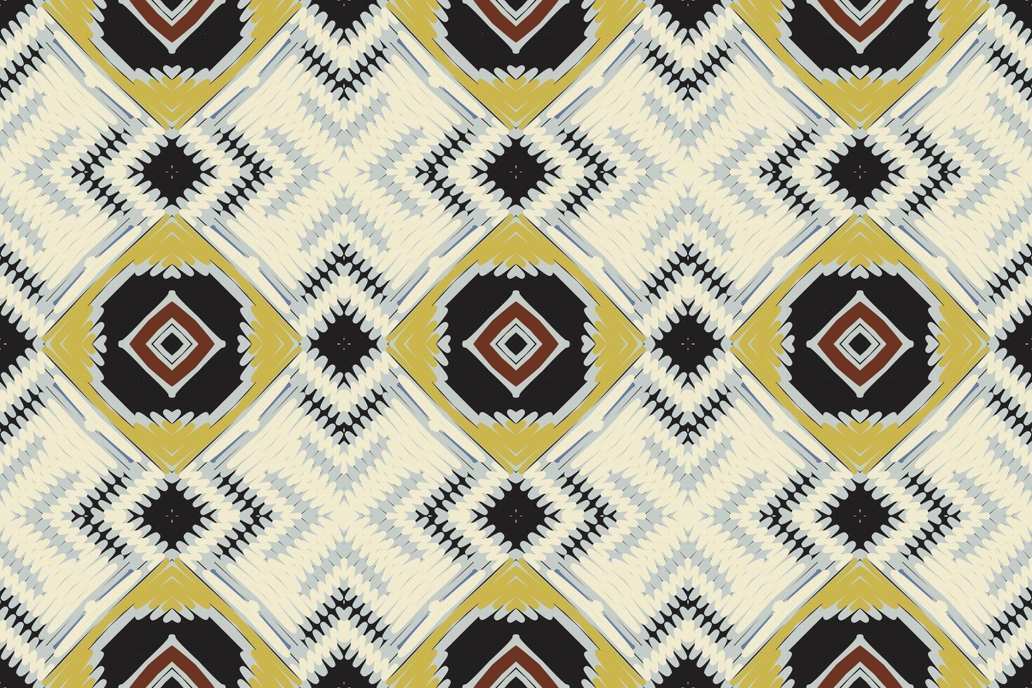 Navajo pattern Seamless Mughal architecture Motif embroidery, Ikat embroidery Design for Print border embroidery ancient egypt vector