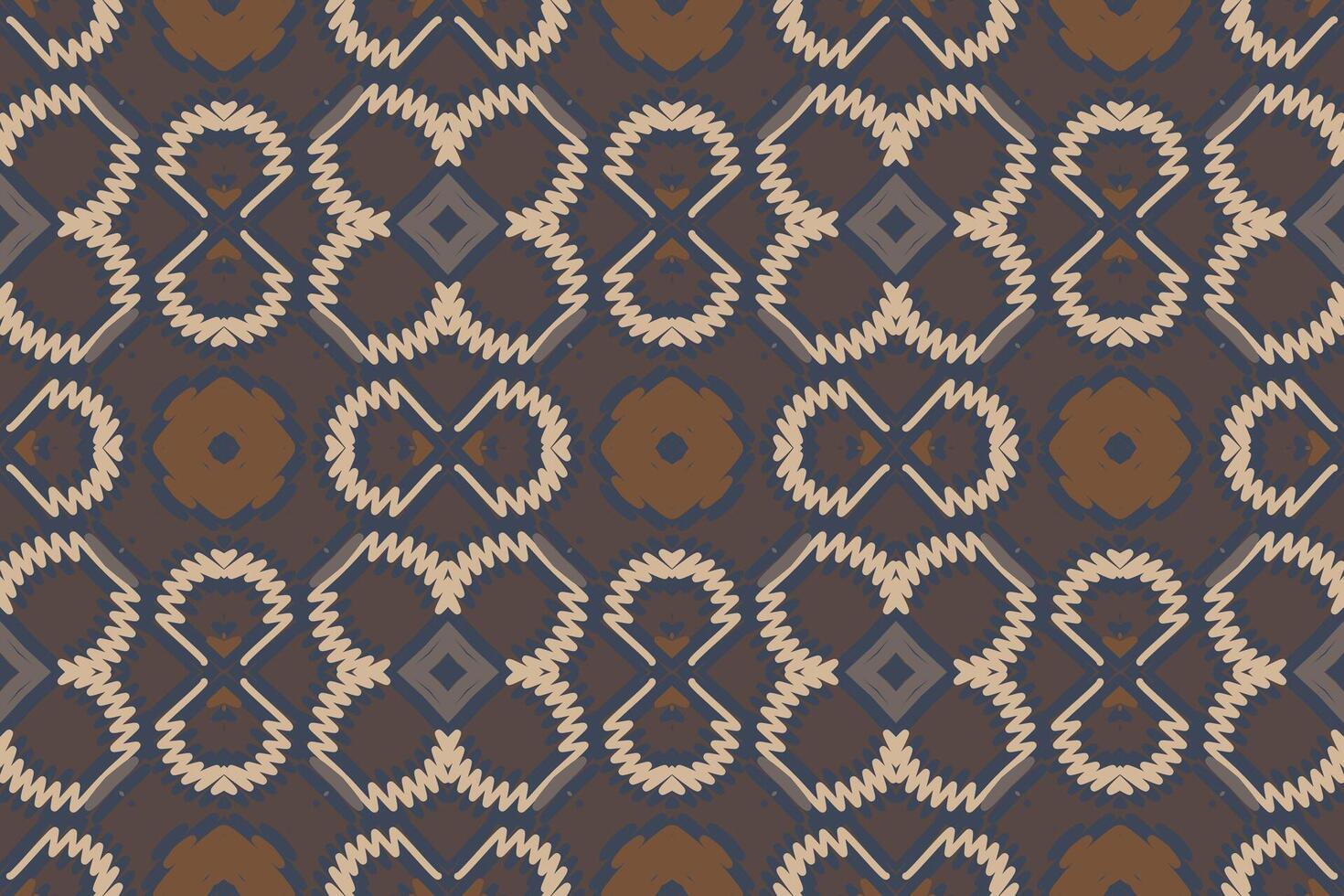 Patchwork pattern Seamless Native American, Motif embroidery, Ikat embroidery Design for Print tapestry floral kimono repeat pattern lacing spanish motif vector