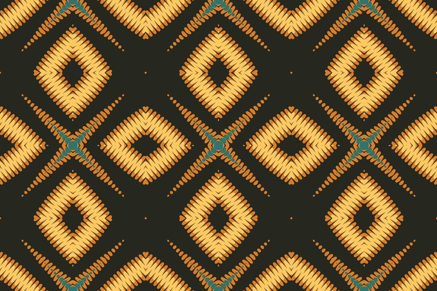Patchwork pattern Seamless Mughal architecture Motif embroidery, Ikat embroidery Design for Print figure tribal ink on cloth patola sari vector