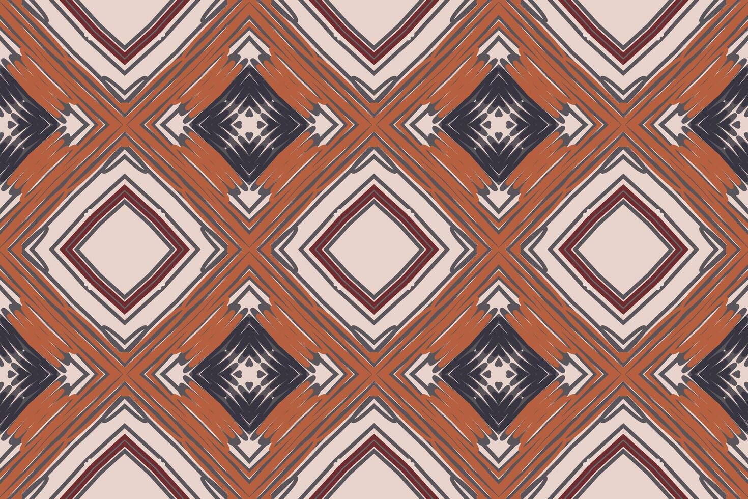 Tie dye Pattern Seamless Native American, Motif embroidery, Ikat embroidery Design for Print tie dyeing pillowcase sambal puri kurti mughal architecture vector