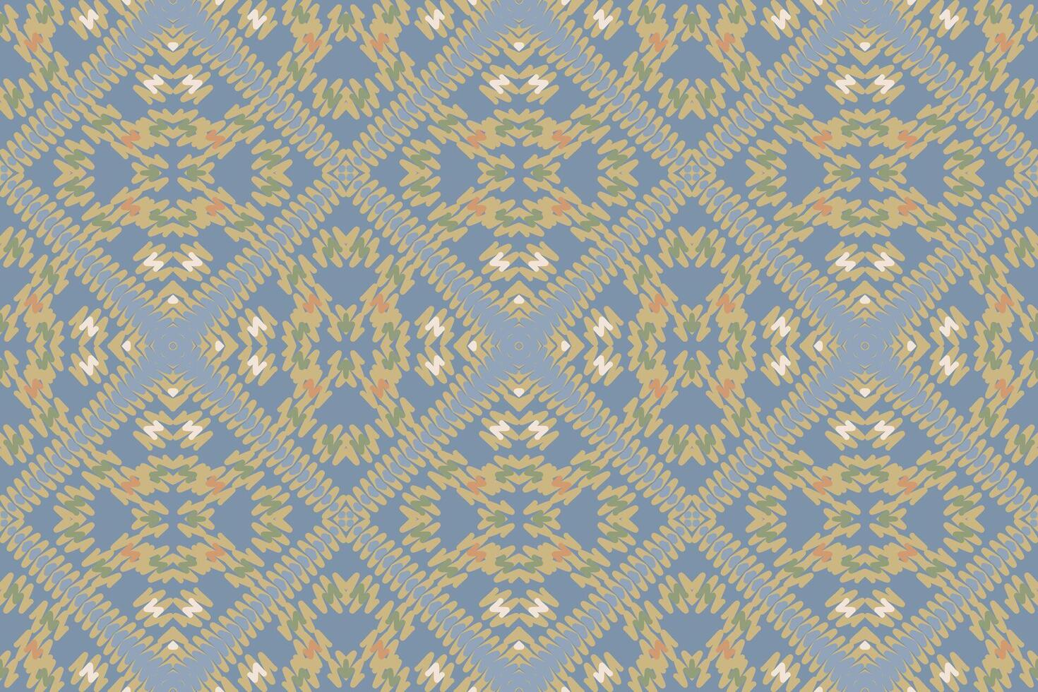 Tie dye Pattern Seamless Native American, Motif embroidery, Ikat embroidery Design for Print Texture fabric saree sari carpet. kurta patola saree vector