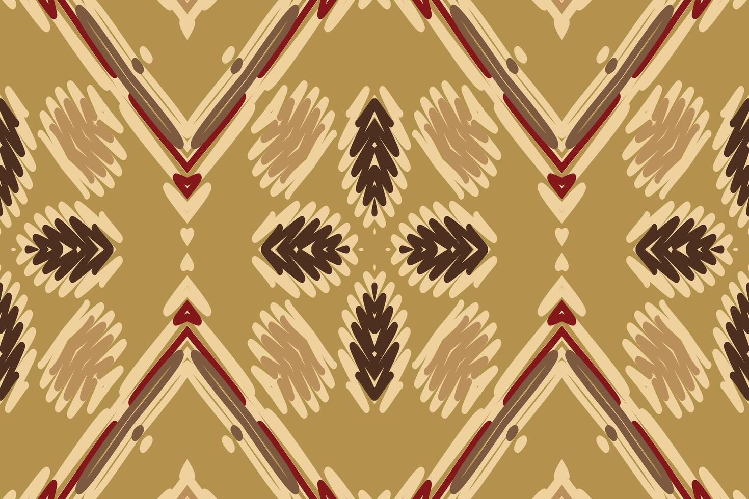 Tie dye Pattern Seamless Mughal architecture Motif embroidery, Ikat embroidery Design for Print tapestry floral kimono repeat pattern lacing spanish motif vector