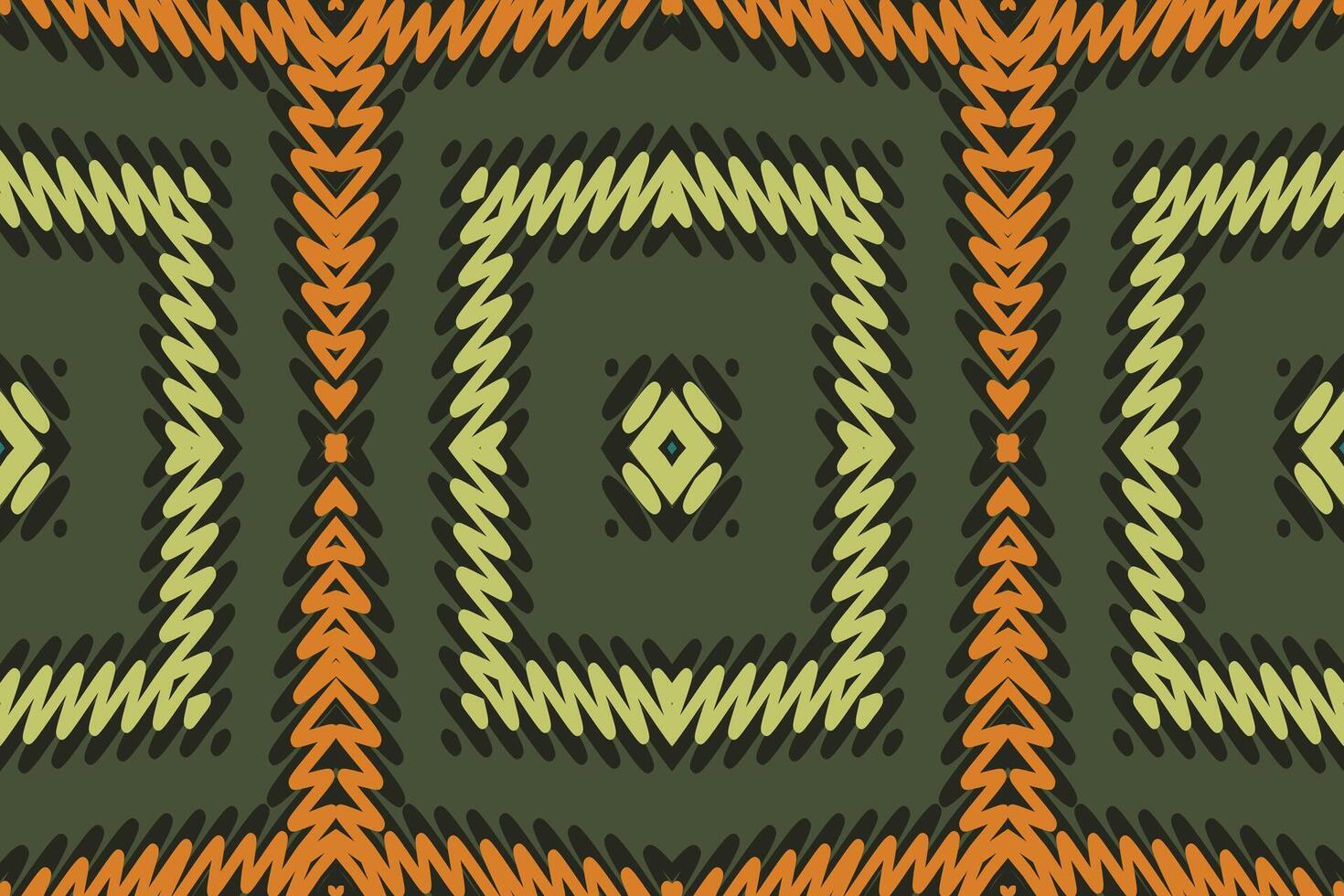 Tie dye Pattern Seamless Mughal architecture Motif embroidery, Ikat embroidery Design for Print border embroidery ancient egypt vector