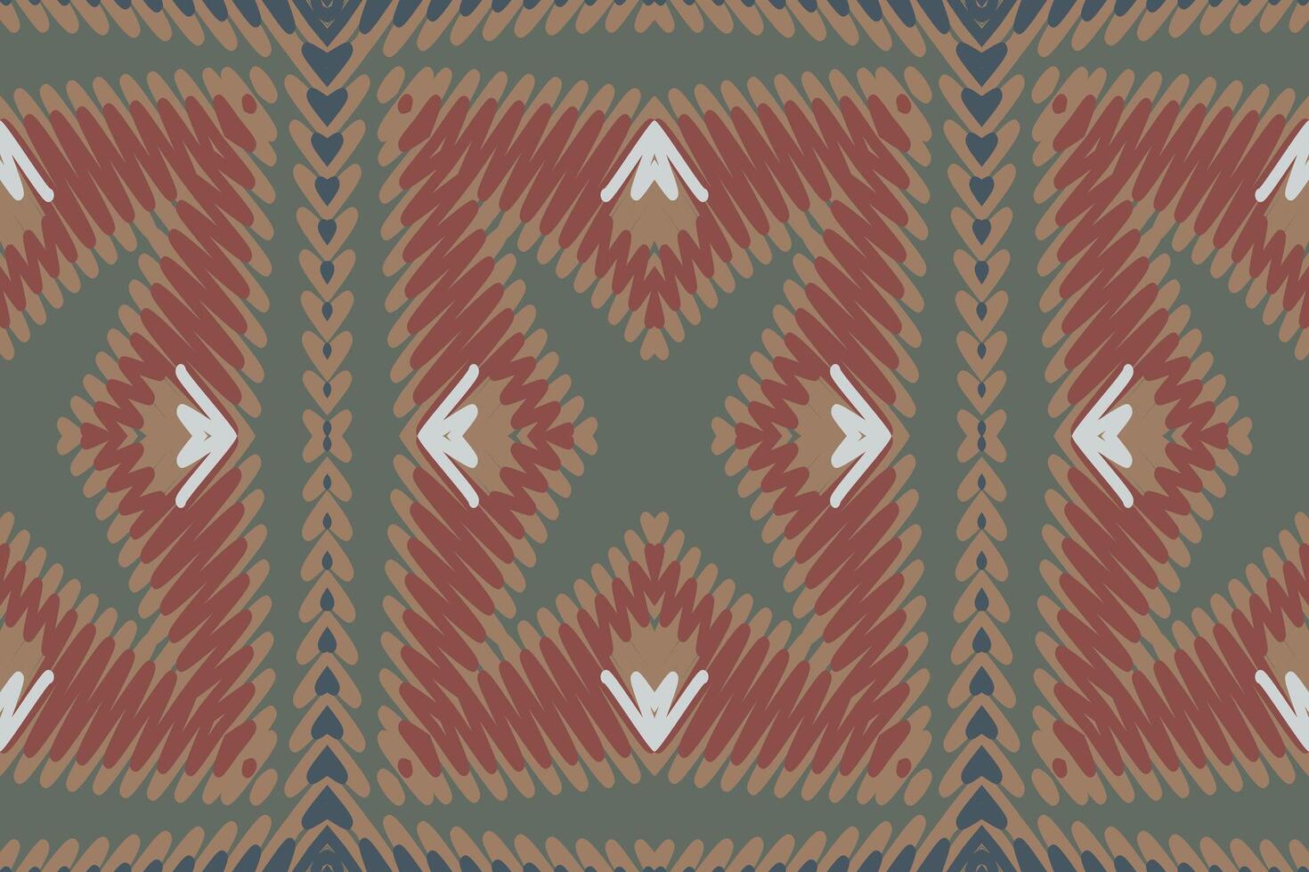 Baroque pattern Seamless Native American, Motif embroidery, Ikat embroidery Design for Print pattern vintage flower folk navajo patchwork pattern vector