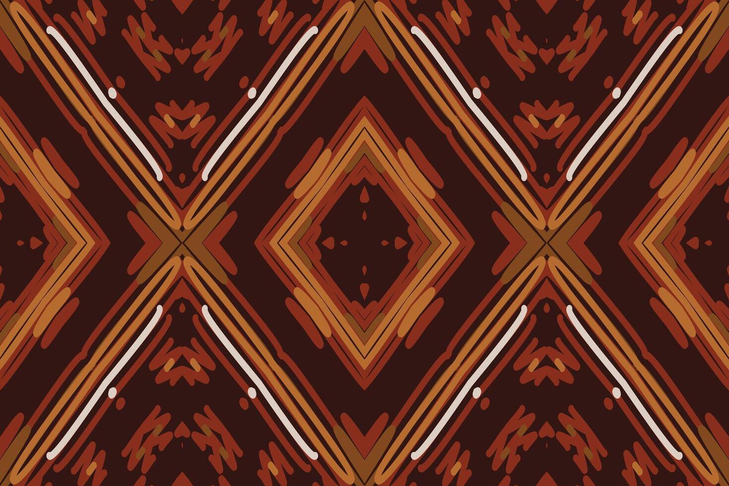 Baroque pattern Seamless Mughal architecture Motif embroidery, Ikat embroidery Design for Print vyshyvanka placemat quilt sarong sarong beach kurtis Indian motifs vector