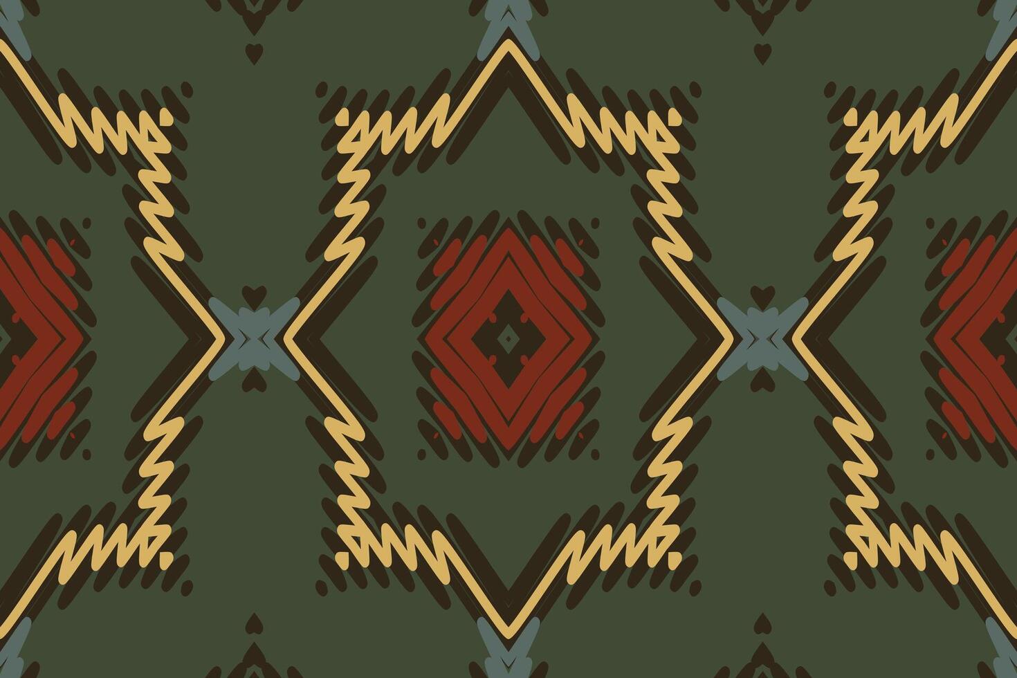Baroque pattern Seamless Australian aboriginal pattern Motif embroidery, Ikat embroidery Design for Print pattern vintage flower folk navajo patchwork pattern vector