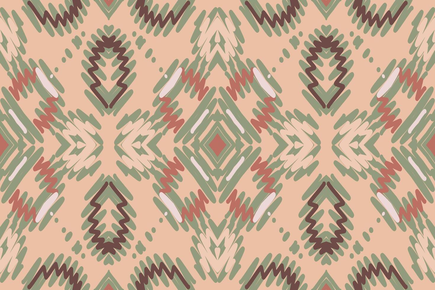 Baroque pattern Seamless Mughal architecture Motif embroidery, Ikat embroidery Design for Print egyptian pattern tibetan mandala bandanna vector