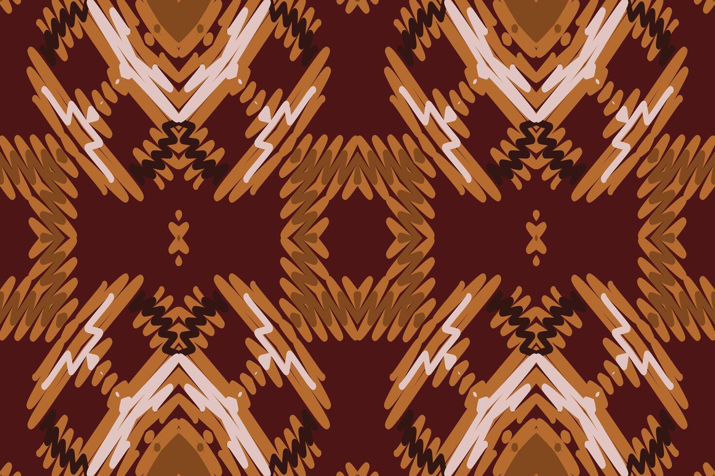 Baroque pattern Seamless Scandinavian pattern Motif embroidery, Ikat embroidery Design for Print vyshyvanka placemat quilt sarong sarong beach kurtis Indian motifs vector