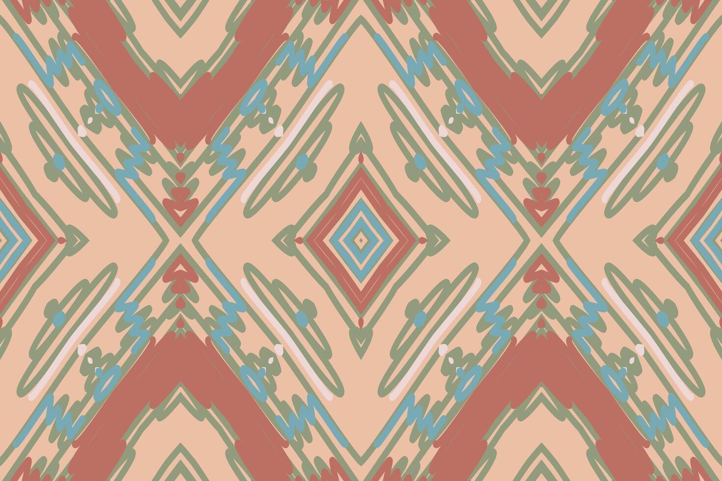 Baroque pattern Seamless Mughal architecture Motif embroidery, Ikat embroidery Design for Print scandinavian pattern saree ethnic nativity gypsy pattern vector