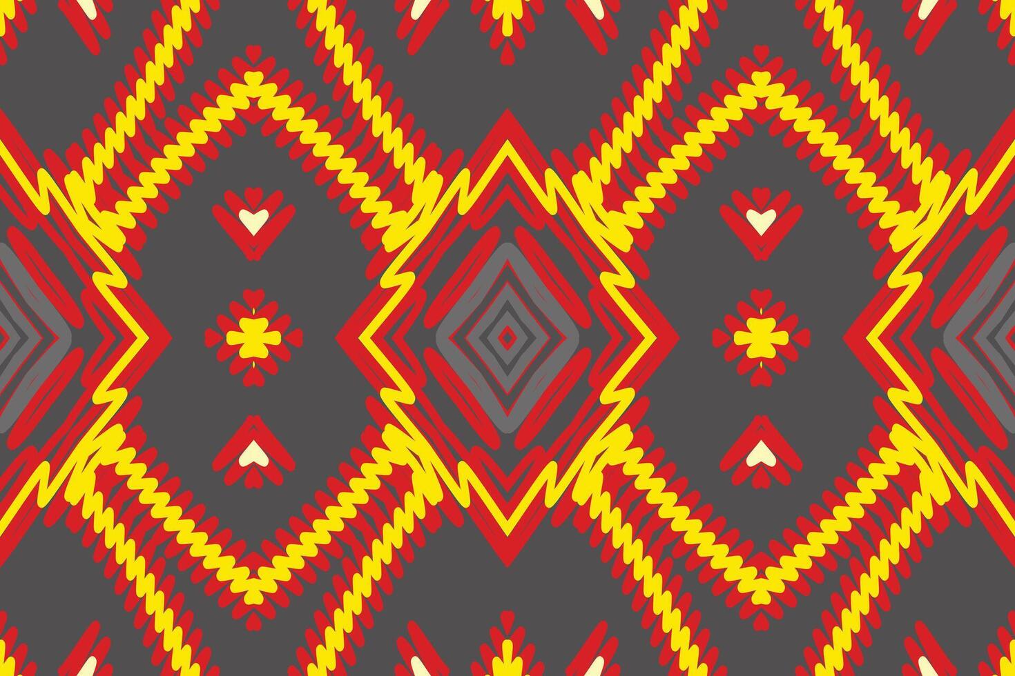 Dupatta pattern Seamless Native American, Motif embroidery, Ikat embroidery Design for Print tie dyeing pillowcase sambal puri kurti mughal architecture vector