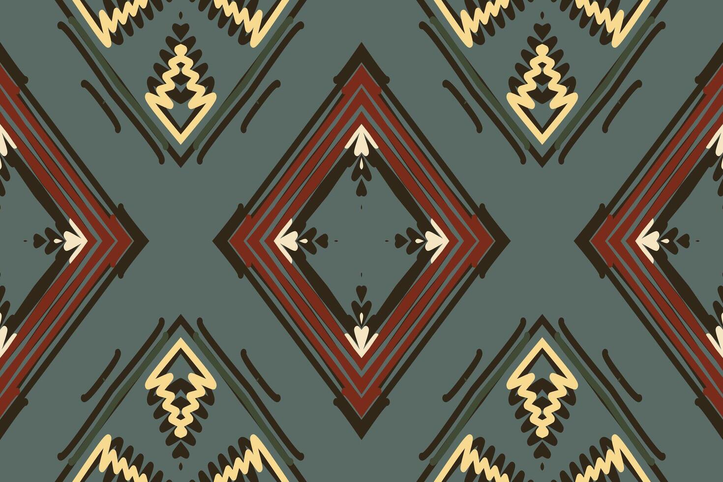 Baroque pattern Seamless Scandinavian pattern Motif embroidery, Ikat embroidery Design for Print pattern vintage flower folk navajo patchwork pattern vector