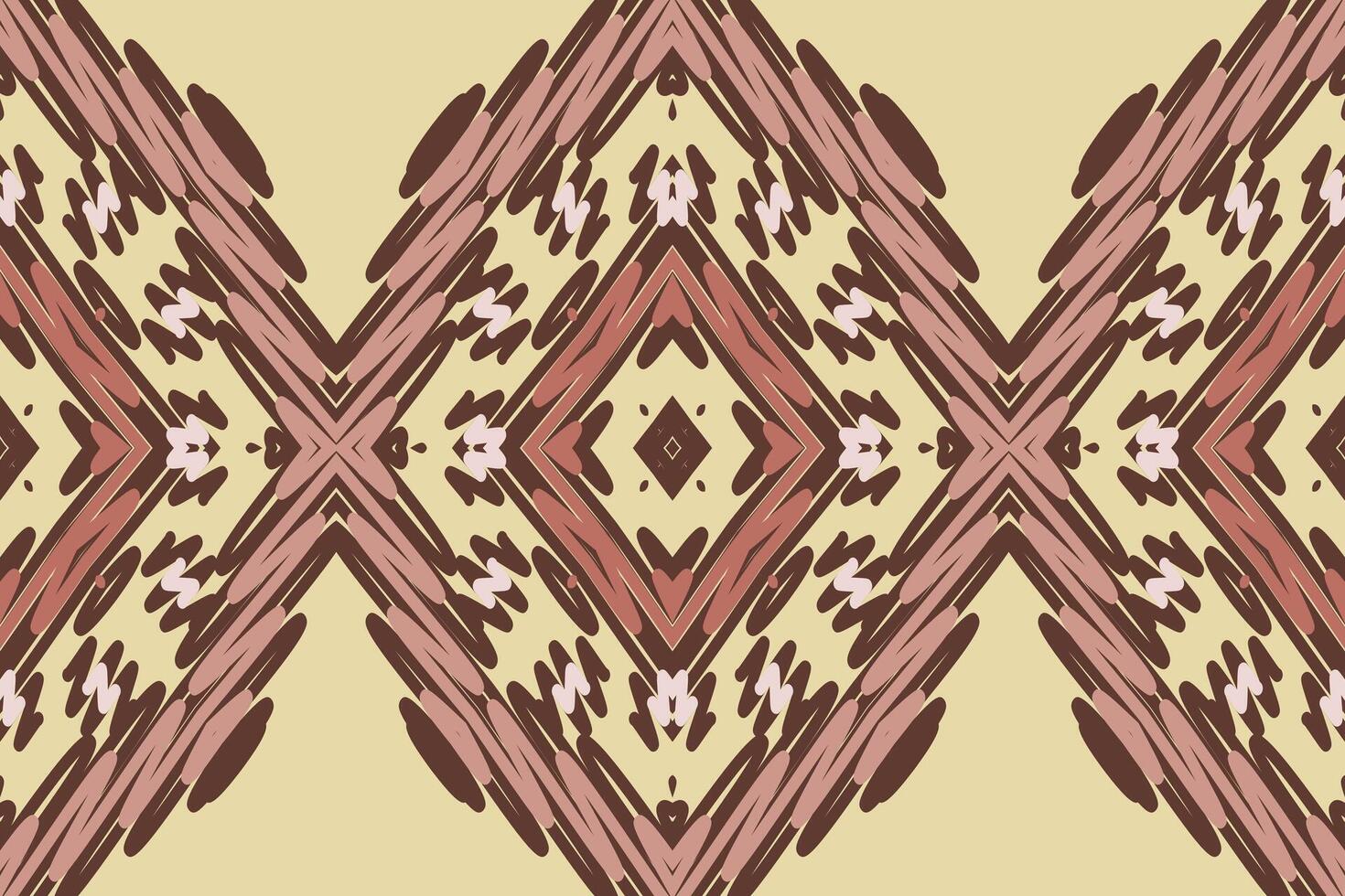 Dupatta pattern Seamless Native American, Motif embroidery, Ikat embroidery Design for Print egyptian pattern tibetan mandala bandanna vector