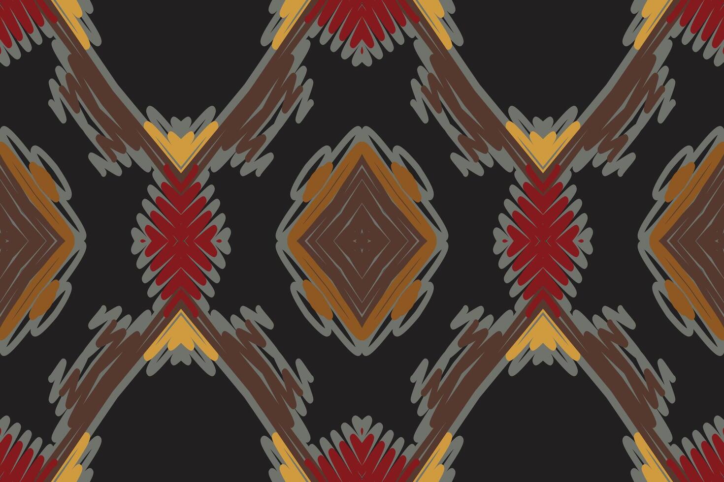Dupatta pattern Seamless Australian aboriginal pattern Motif embroidery, Ikat embroidery Design for Print tie dyeing pillowcase sambal puri kurti mughal architecture vector