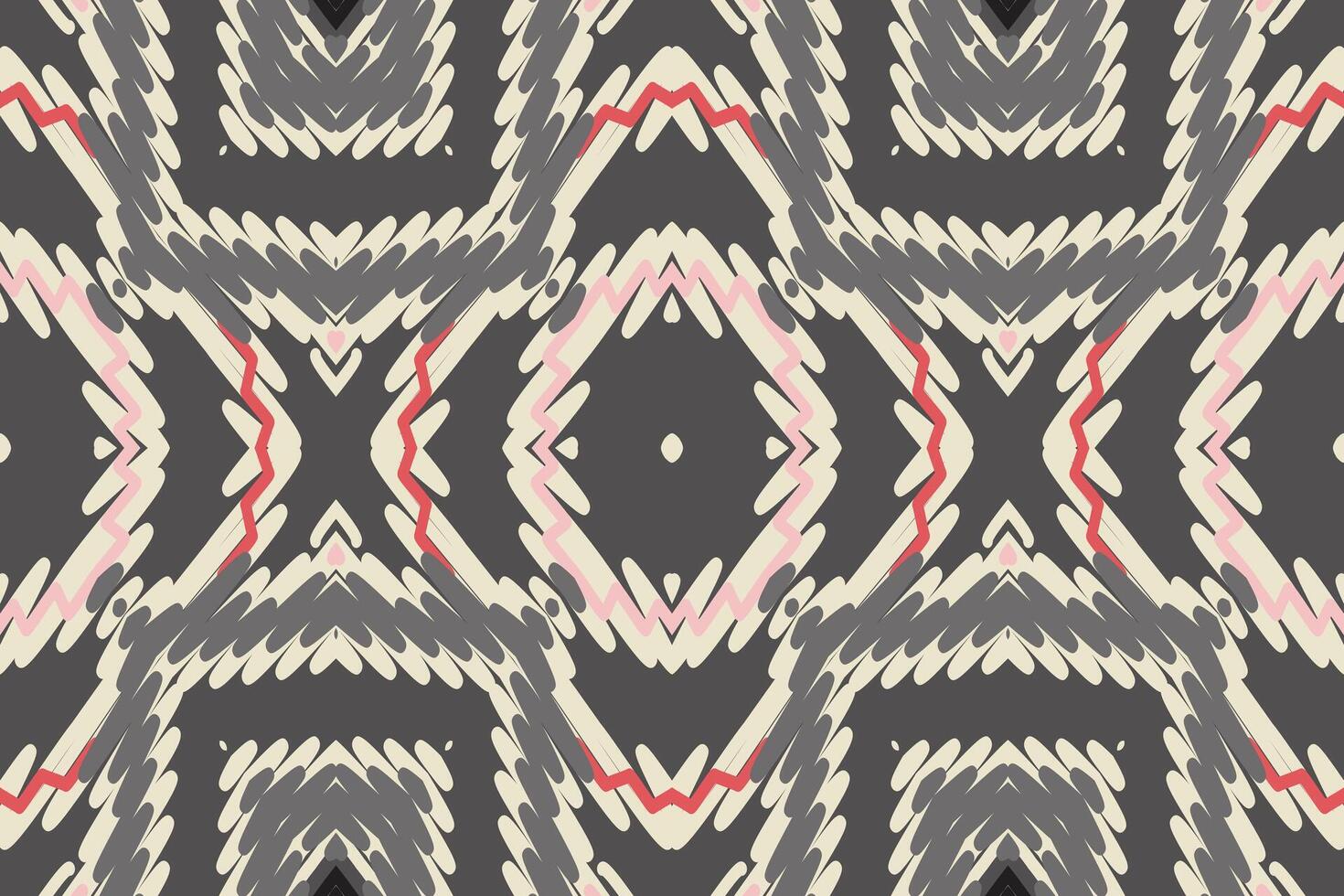 Dupatta pattern Seamless Australian aboriginal pattern Motif embroidery, Ikat embroidery Design for Print indonesian batik motif embroidery native american kurta mughal design vector