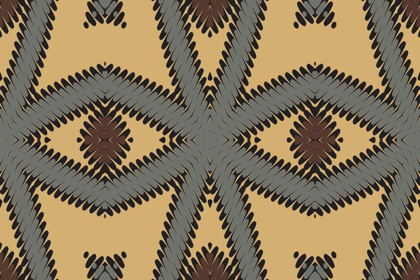 Dupatta pattern Seamless Mughal architecture Motif embroidery, Ikat embroidery Design for Print tapestry floral kimono repeat pattern lacing spanish motif vector