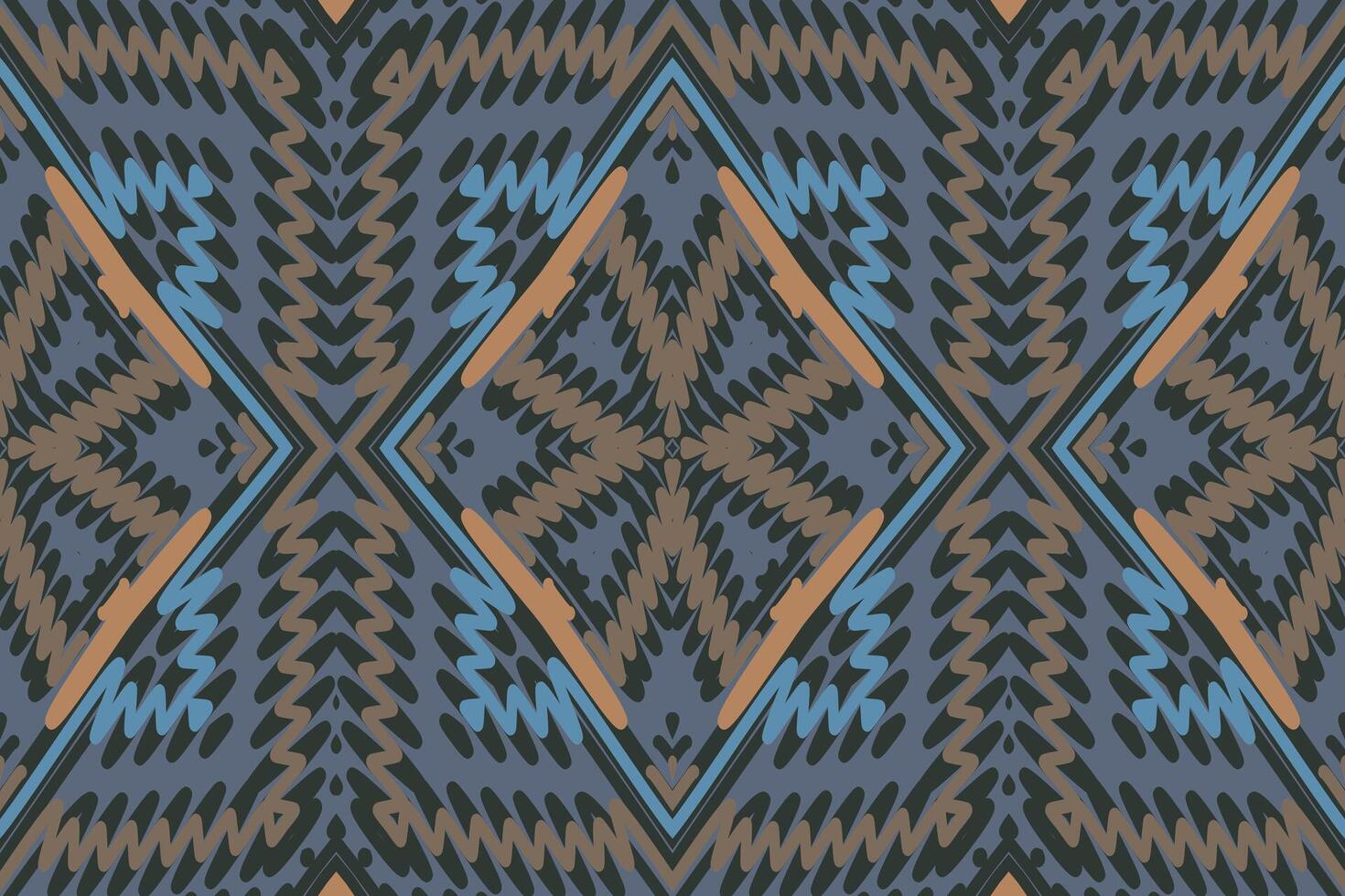 Dupatta pattern Seamless Scandinavian pattern Motif embroidery, Ikat embroidery Design for Print pattern vintage flower folk navajo patchwork pattern vector