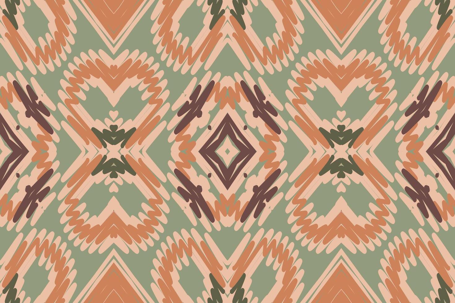 Ancient patterns Seamless Native American, Motif embroidery, Ikat embroidery Design for Print tapestry floral kimono repeat pattern lacing spanish motif vector