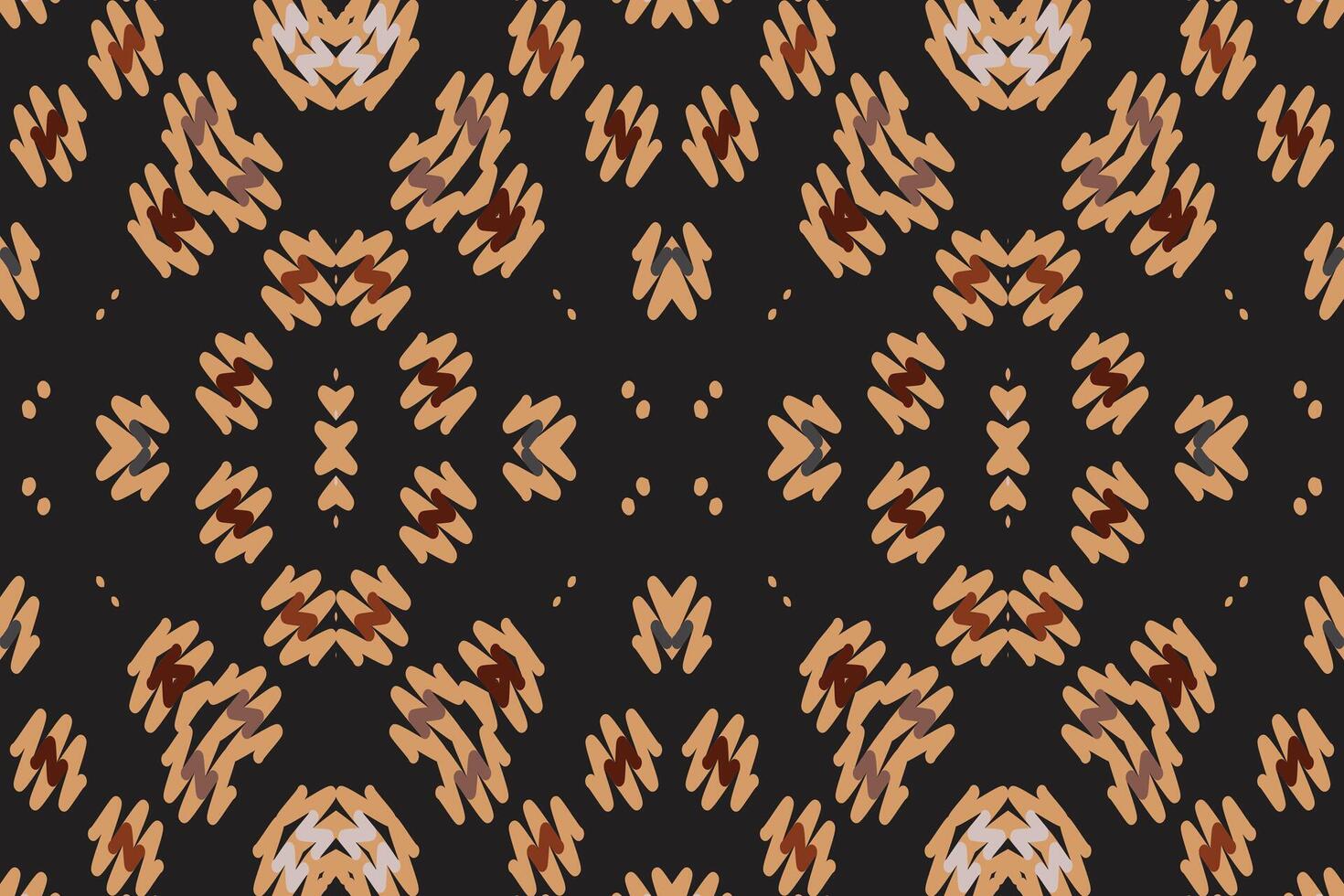 Dupatta pattern Seamless Scandinavian pattern Motif embroidery, Ikat embroidery Design for Print egyptian pattern tibetan mandala bandanna vector