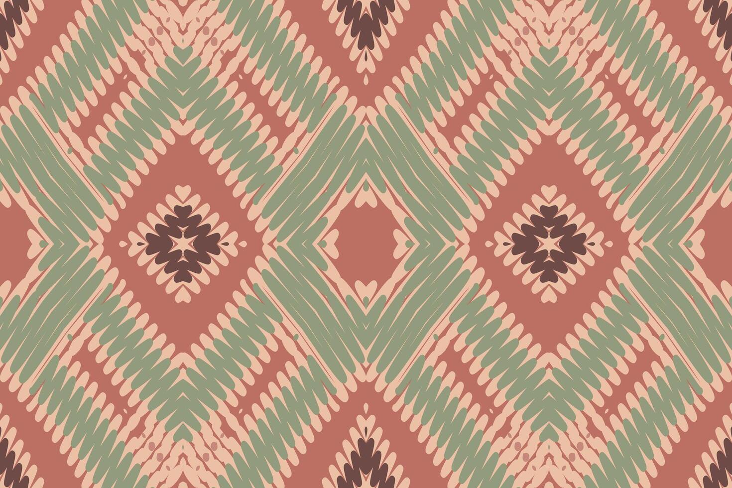 Ancient patterns Seamless Bandana print silk Motif embroidery, Ikat embroidery Design for Print egyptian pattern tibetan mandala bandanna vector
