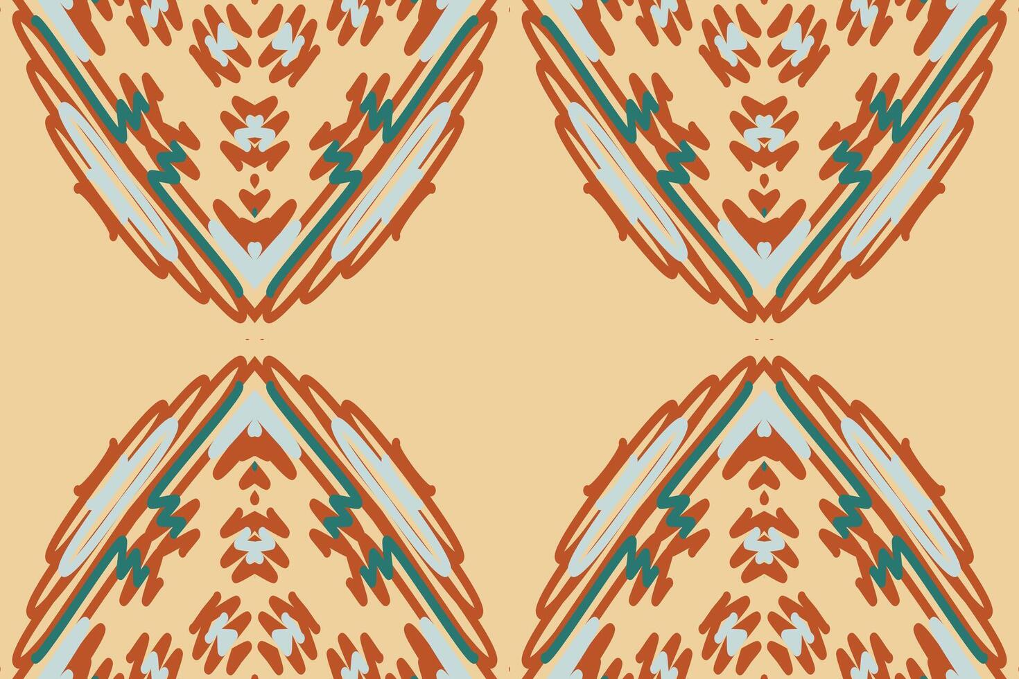 Ancient patterns Seamless Scandinavian pattern Motif embroidery, Ikat embroidery Design for Print 60s paisley tie dye damascus ornament rugs hipster kurta pajama vector