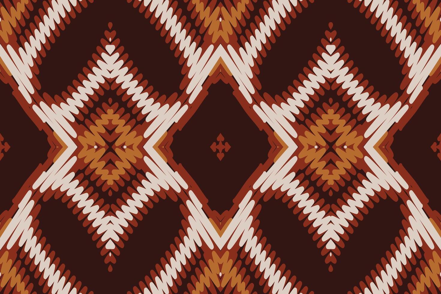 Bukhara pattern Seamless Native American, Motif embroidery, Ikat embroidery Design for Print indonesian batik motif embroidery native american kurta mughal design vector