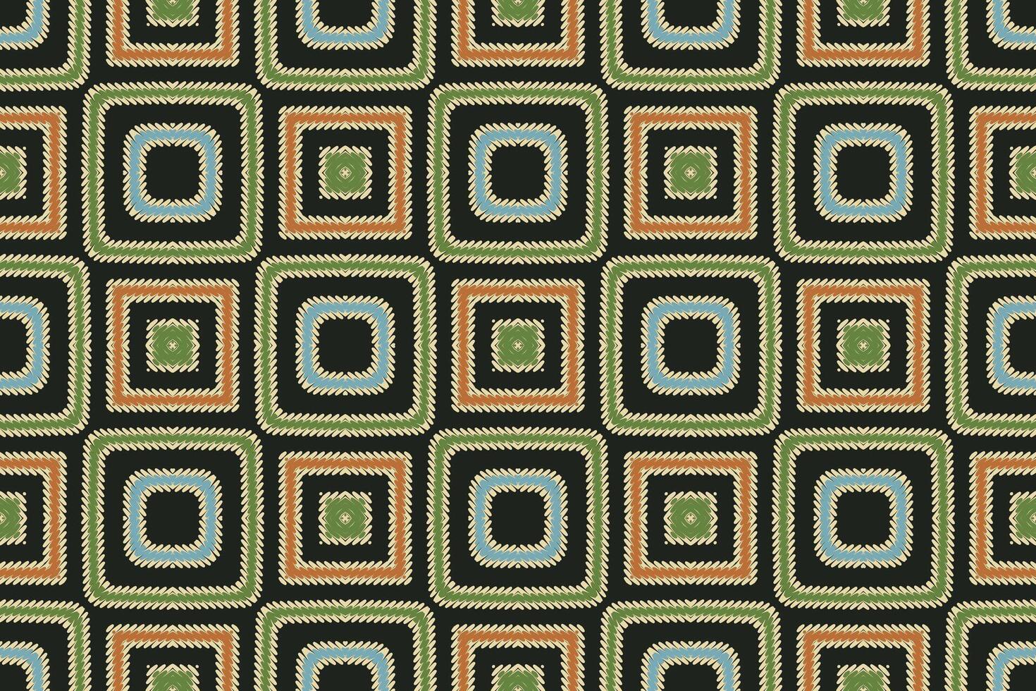 Bukhara pattern Seamless Bandana print silk Motif embroidery, Ikat embroidery Design for Print egyptian pattern tibetan mandala bandanna vector