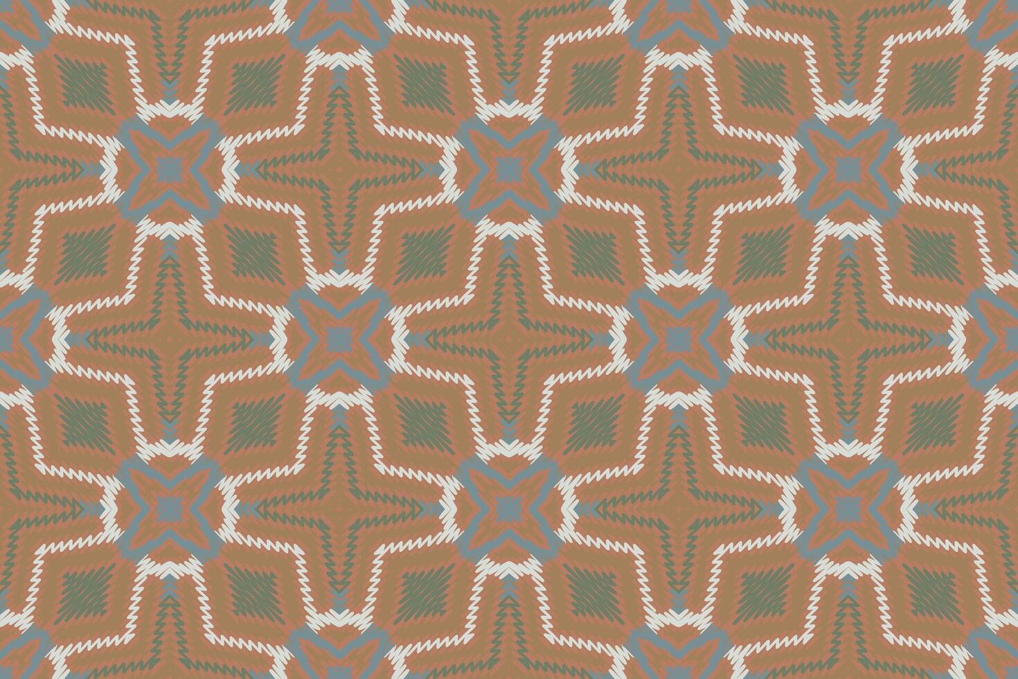 Bukhara pattern Seamless Native American, Motif embroidery, Ikat embroidery Design for Print egyptian pattern tibetan mandala bandanna vector