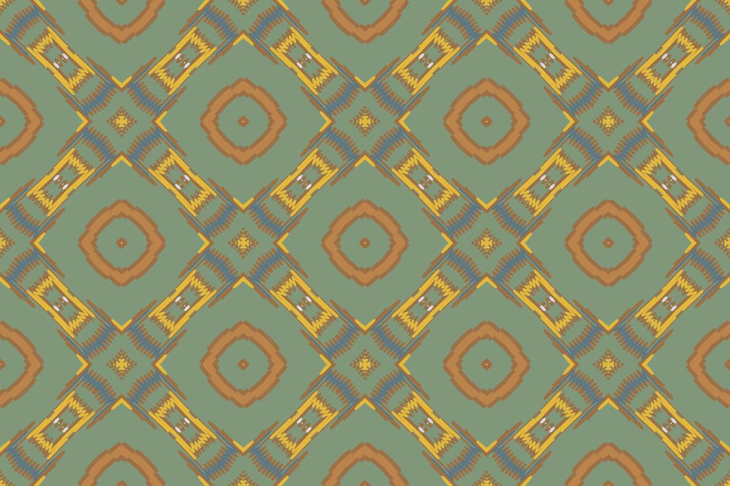 Fashion pattern Seamless Native American, Motif embroidery, Ikat embroidery Design for Print indonesian batik motif embroidery native american kurta mughal design vector