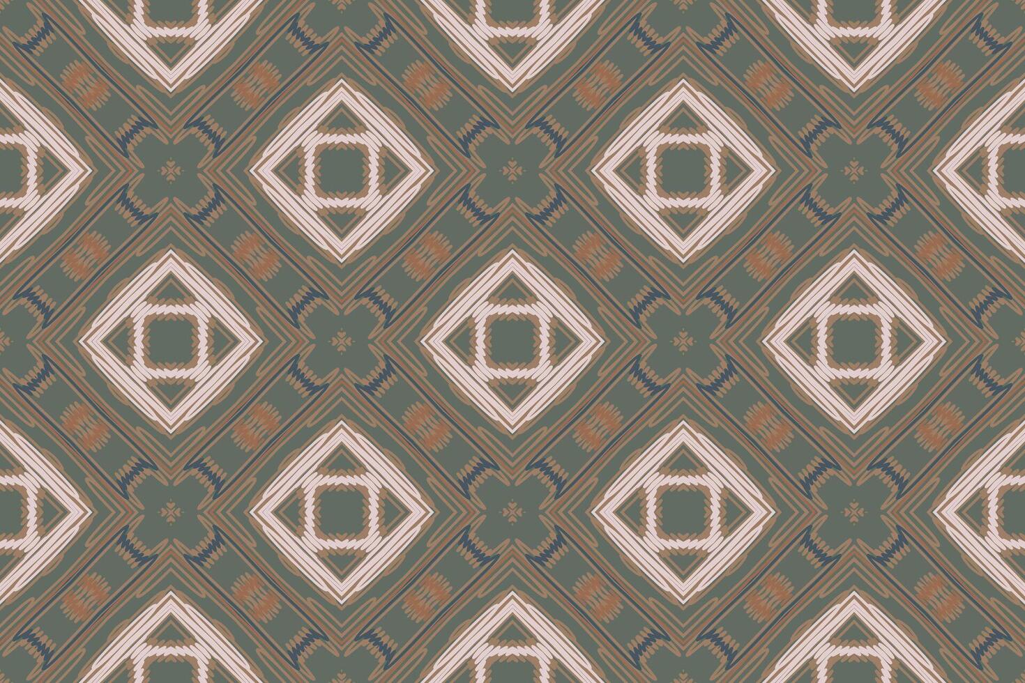 Bukhara pattern Seamless Mughal architecture Motif embroidery, Ikat embroidery Design for Print figure tribal ink on cloth patola sari vector