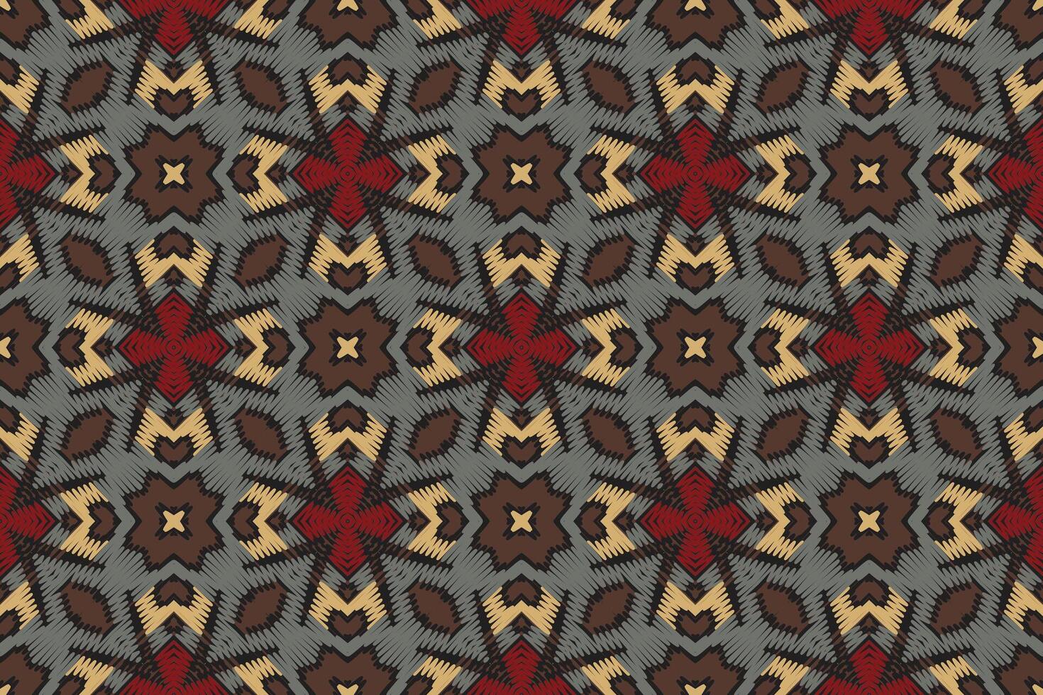 Bukhara pattern Seamless Scandinavian pattern Motif embroidery, Ikat embroidery Design for Print australian curtain pattern geometric pillow model kurti mughal flowers vector