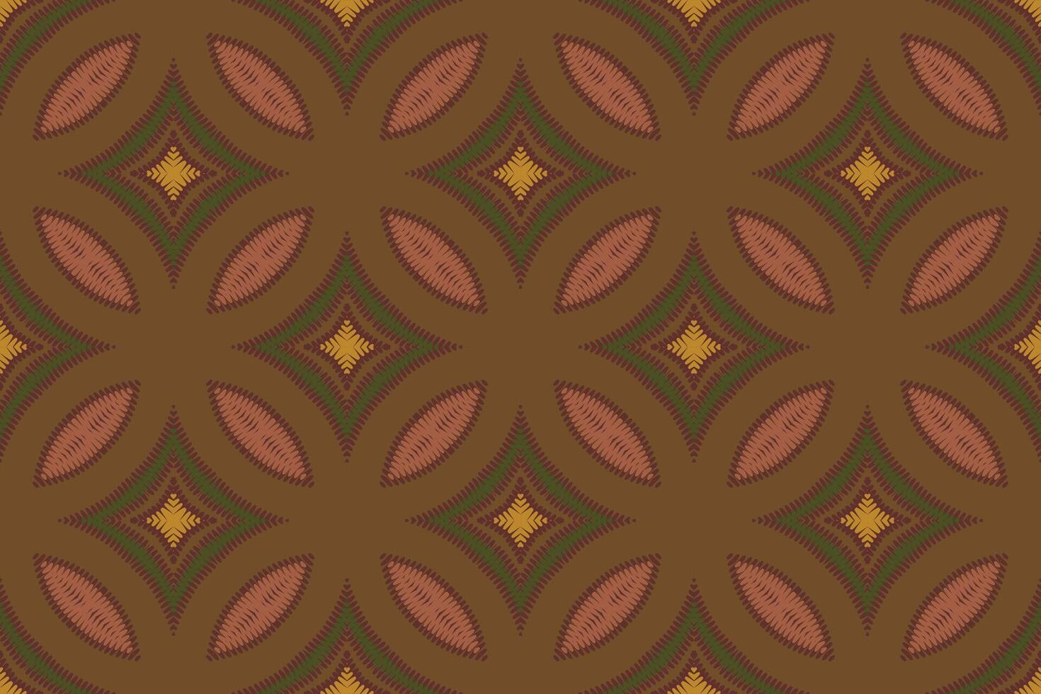 Fashion pattern Seamless Native American, Motif embroidery, Ikat embroidery Design for Print egyptian pattern tibetan mandala bandanna vector