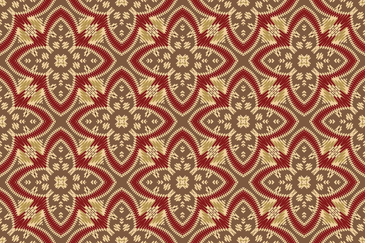 Fashion pattern Seamless Native American, Motif embroidery, Ikat embroidery Design for Print kurta pattern mughal motifs tapestry pattern floral repeat vector