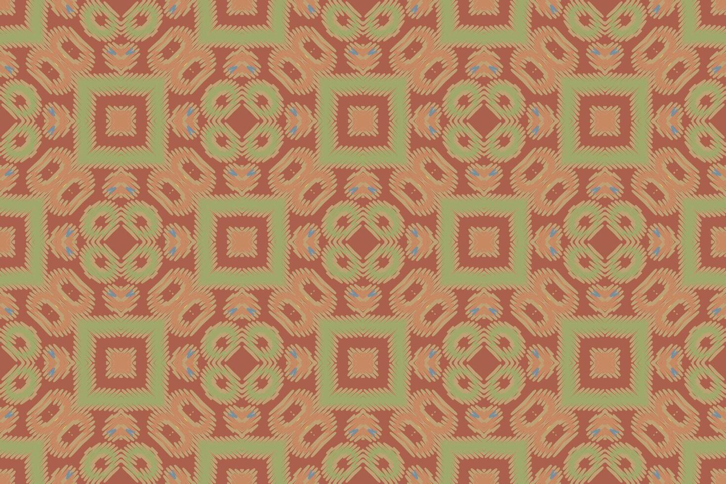 Fashion pattern Seamless Bandana print silk Motif embroidery, Ikat embroidery Design for Print australian curtain pattern geometric pillow model kurti mughal flowers vector